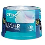TDK 16X DVD+R 50 Pack Spindle