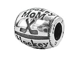 Zable(tm) Sterling Silver Hockey Mom' Bead / Charm