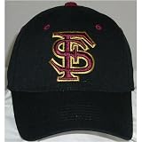 Florida State Seminoles One-Fit NCAA Cotton Twill Flex Cap (Black)