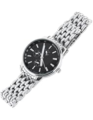 Orient Idea Ori-0275E Round Case Quartz Wrist Watch with Alloy Band with Decorative Sub-dials for Women Female Girls