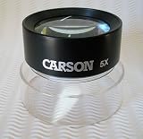 Carson Optical LumiLoupe 5X Power Stand Magnifier