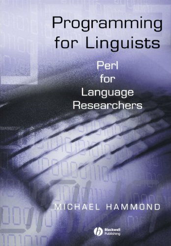 Programming for Linguists: Perl for Language Researchers