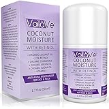 Coconut Moisture with Retinol - Organic Coconut Oil Face Moisturizer + 2.5% Retinol + Vitamin C & Vitamin E + Chamomile & Organic Argan Oil - Best Face Moisturizer Available - 1.7 fl. oz.