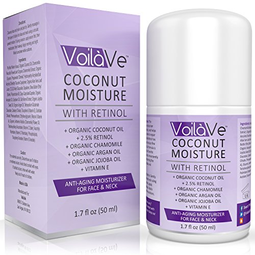 Coconut moisture with retinol organic coconut oil face moisturize…