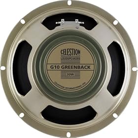 Celestion G10 Greenback Guitar Speaker, 8 Ohm by 