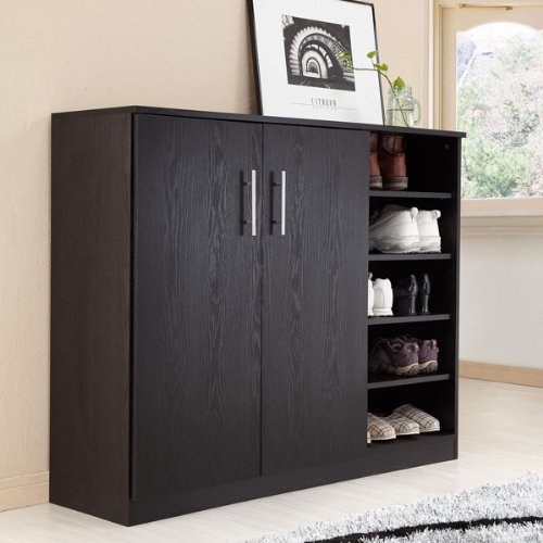 Lenox Black Oversize Shoes/Multi-Purpose Cabinet On Sale
