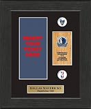 Dallas Mavericks Framed Ticket Display