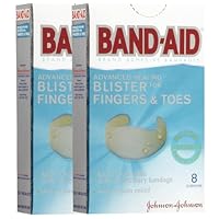 Band-Aid Advanced Healing Adhesive Bandages, Blister For Finger and Toes-8ct