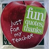 Just For My Teacher Page-A-Day Calendar 2009