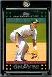 2007 Topps #298 Eric Chavez Oakland Athletics Baseball Card - Mint Condition - Shipped in Protective Display Case!