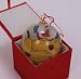 Collectible Hand-Painted Christmas Ornaments (Yellow Flower/Butterfly)