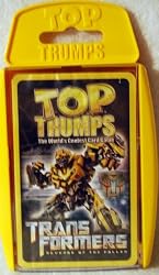 Top Trumps the World's Coolest Card Game Transformers Revenge of the Fallen