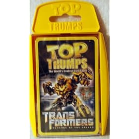 Top Trumps the World's Coolest Card Game Transformers Revenge of the Fallen