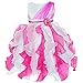 iEFiEL Flower Girl Pageant Ruffle Tulle Bow Formal Party Wedding Dress