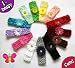 Ema Jane 15 Gerber Flowers Glued to 15 Super Soft 'Ema Jane' Crochet Headbands - Perfect Set for Any