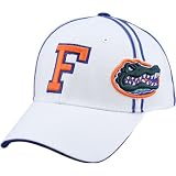 Top of the World Florida Gators White B-Side 1-Fit Hat