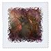 3dRose qs_21753_3 Magic of Dawn Raven Crow Mystery Fog Fairy Elf Dancing Dawn Eos Morning Quilt Square, 8 by 8-Inch