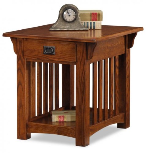 Mission Impeccable Drawer End Table On Sale