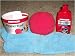 Mothers Power Ball and PowerBall Metal Polish plus one 16x16 Microfiber Towel Combo Pack