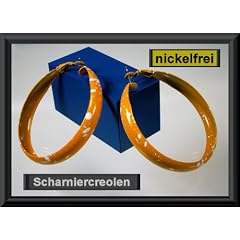 Ohrringe STYLE COLLECTION 30 gelb Creolen Scharniercreolen Ohrschmuck Schmuck Ohr Modeschmuck nickelfrei