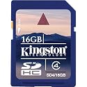 Kingston 16 GB SDHC Class 4 Flash Memory Card SD4/16GB