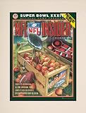 Matted 10.5 x 14 Super Bowl XXXIV Program Print | Details: 2000, Rams vs Titans