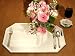 Decorative Mirrored Table Placemats and Coasters with Beveled Edges