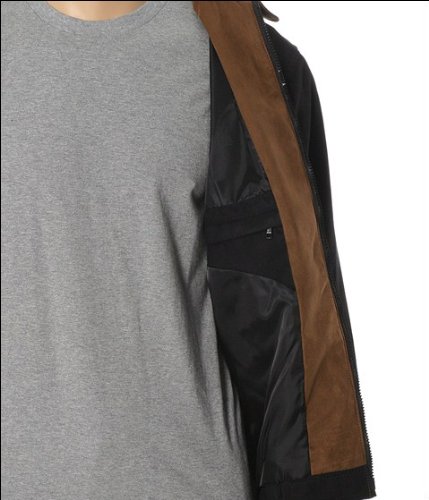 Cutter & Buck Carolina Panthers Micro Suede Bomber Jacket XX Large