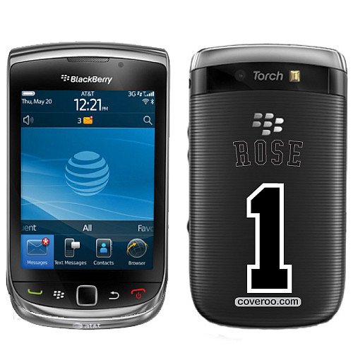 Coveroo Chicago Bulls Derrick Rose Blackberry Torch 9800