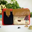 [Walking Dog] Embroidered Applique Kids Fanny Waist Pack / Travel Lumbar Pack (7.8*5.5*1.5)