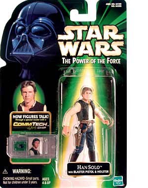 51uluc%2Bkv0L Star Wars: Power of the Force Commtech Han Solo Action Figure