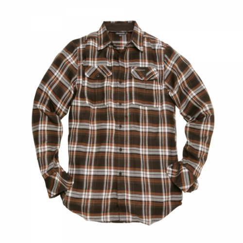 Craghoppers Men's Jakobe Check Long Sleeve Shirt, Bitter Chocolate Combo, X-Large On Sale