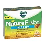 Vicks  Nature Fusion Cold and Flu Multi-Symptom Relief Caplets, Real Honey, 20 Count