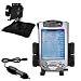 Compaq iPAQ 3800 Auto Bean Bag Dash Holder with Car Charger - Uses Gomadic TipExchange