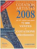 Dictionnaire de cotation des artistes : Du XVe siècle à nos jours