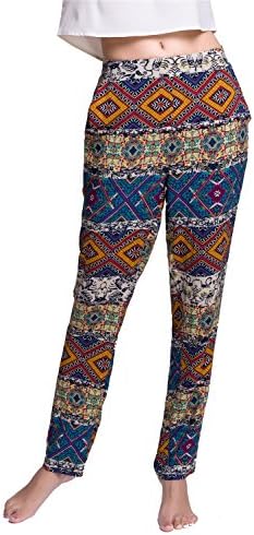 Jabey Women Printed Soft Casual Pant (X-Large, Muti)