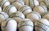 Home Run White Baseball Gumballs