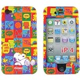 Peanuts Protector Case for iPhone 4, Snoopy w/ Color Squares