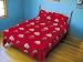 Ohio State Printed Sheet Set Queen -Solid - Ohio State Buckeyes