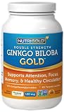 Nutrigold Ginkgo Biloba Gold, 120 mg, 180 veg. capsules