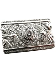 Sterling Silver and CZ Rectangle Art Deco Pin
