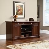Elegant Console Table / Entertainment Center - Select Cherry Finish