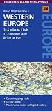 Road Map Western Europe (AA Road Map Europe 1)