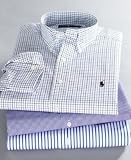 Polo by Ralph Lauren Long Sleeve Classic-Fit Bengal Stripe & Gingham Shirt