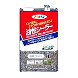 アサヒペン 油性シーラー 透明(クリヤ) 4L 【まとめ買い3セット】