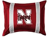Nebraska Cornhuskers Jersey Material Locker Room Pillow Sham