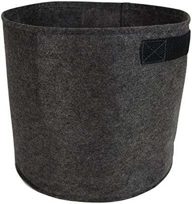 BloemBagz Down and Dirty with Handles Container, 2 Gallon, Charcoal