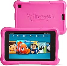 Fire HD 6 Kids Edition, 6" HD Display, Wi-Fi, 8 GB, Pink Kid-Proof Case