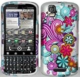 Colorful Flowers Hard Snap On Case Cover Faceplate Protector for Motorola D ....