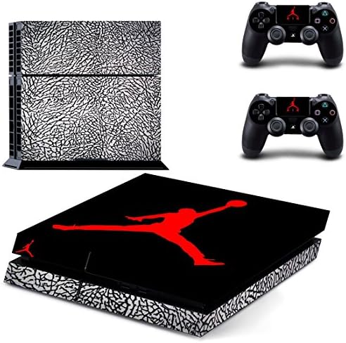 PS4 Air Jordan 3 Retro Waterproof Vinyl Skin Decal Cover for Playstation 4 System Console and Controllers